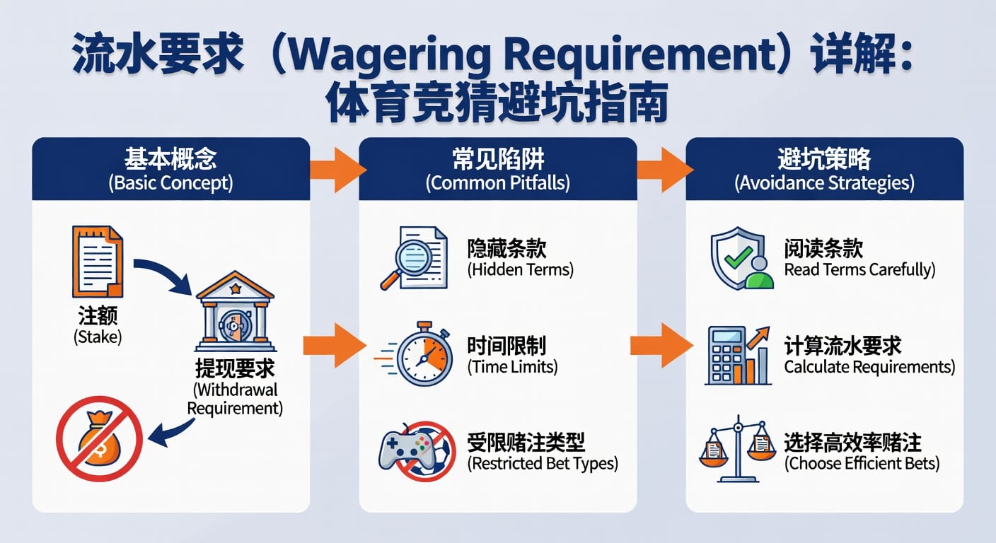 流水要求 wagering requirement 详解：体育玩家出款门槛